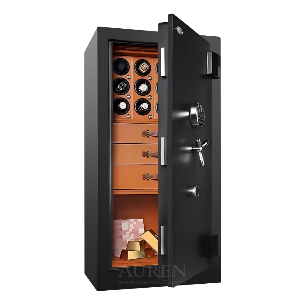Atelier 12 Watch Winder Safe - Orange Front