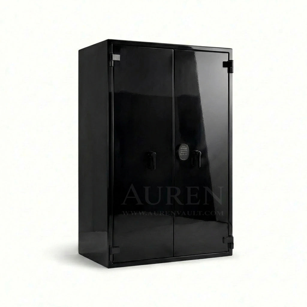 PureVault 12 Watch Safe Cabinet - Silver Front