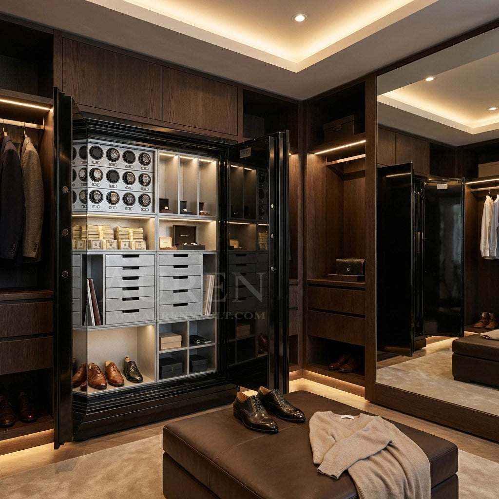 PureVault 12 Watch Safe Cabinet - Silver Lifestyle