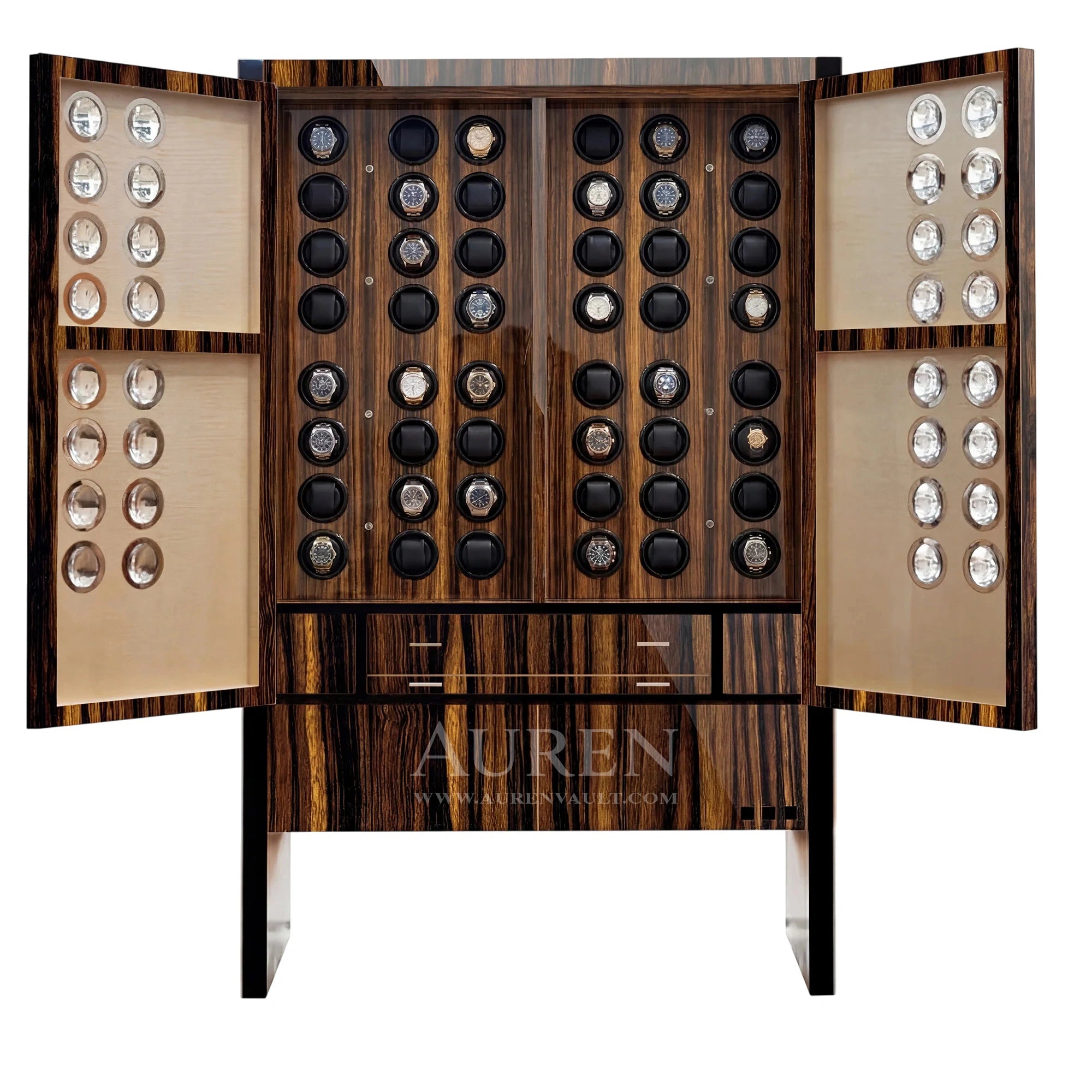 Eternis 48 Watch Winder Cabinet - Open