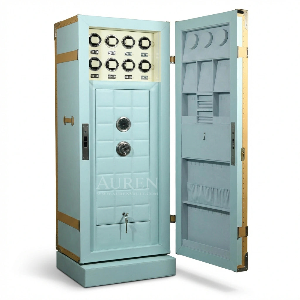 Imperia Grand Watch Safe - Tiffany Blue Open 2