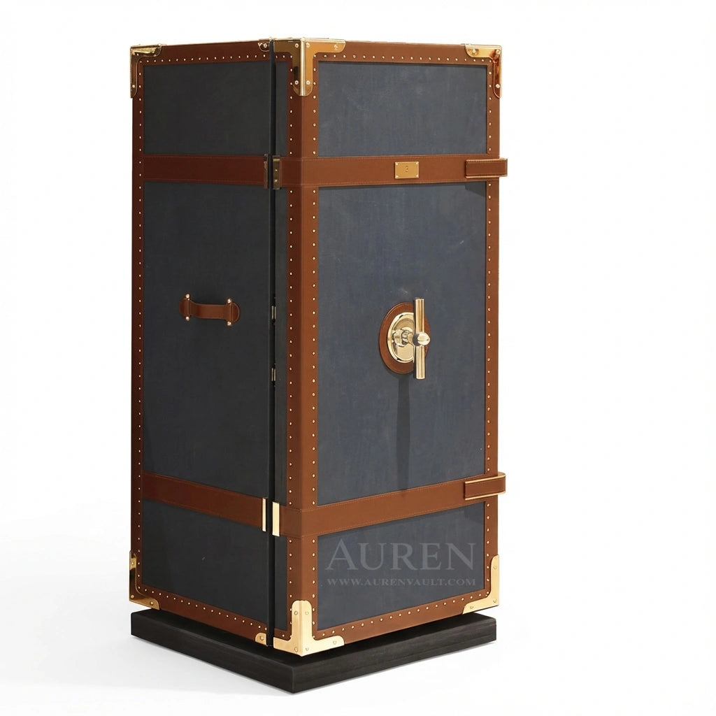 Regalis Watch Winder Safe - Grey Front