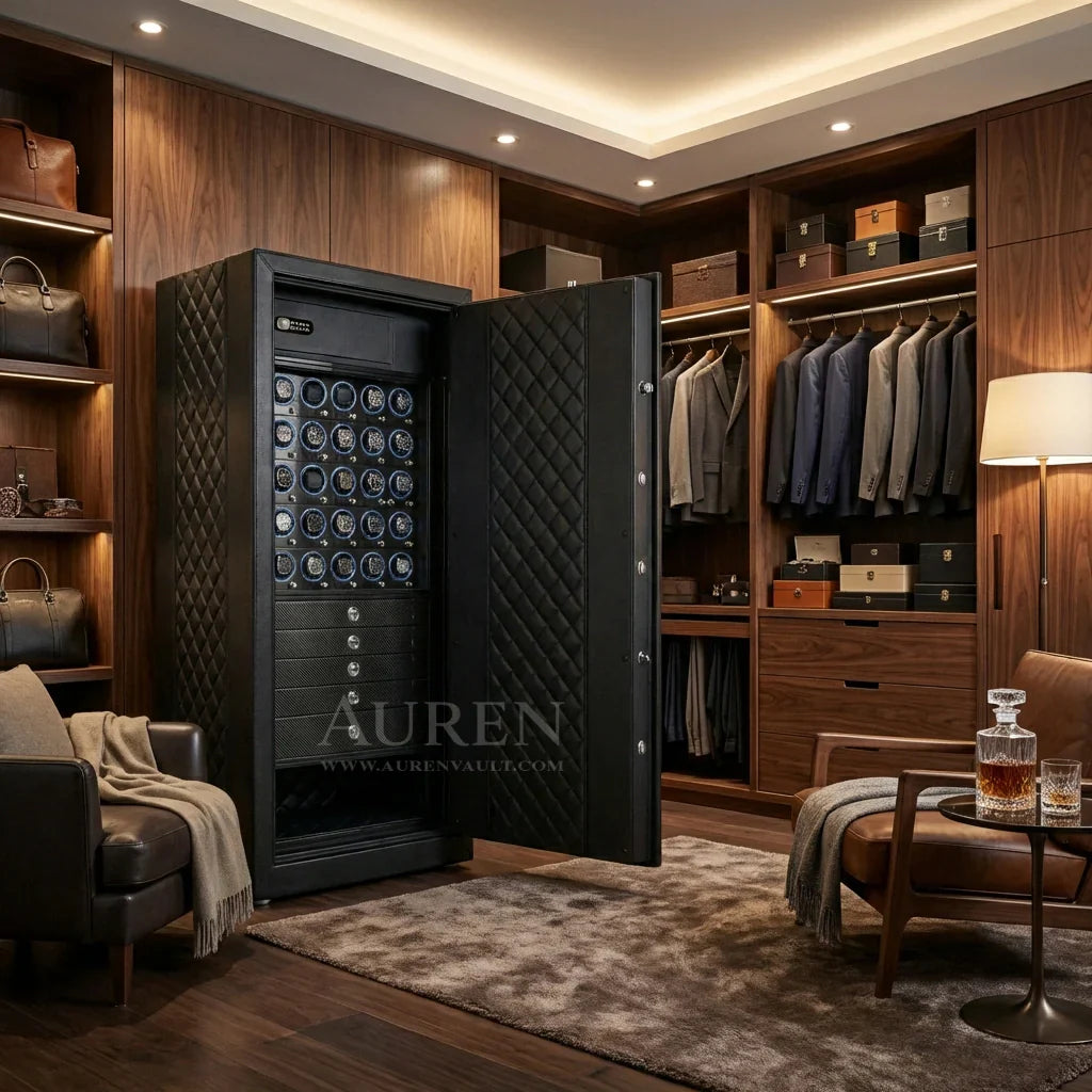 luxury watch safe designed for storing mechanical watch collections