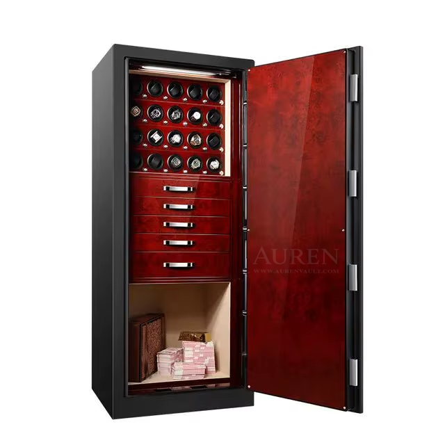 Atelier 20 Watch Winder Safe - Red Open