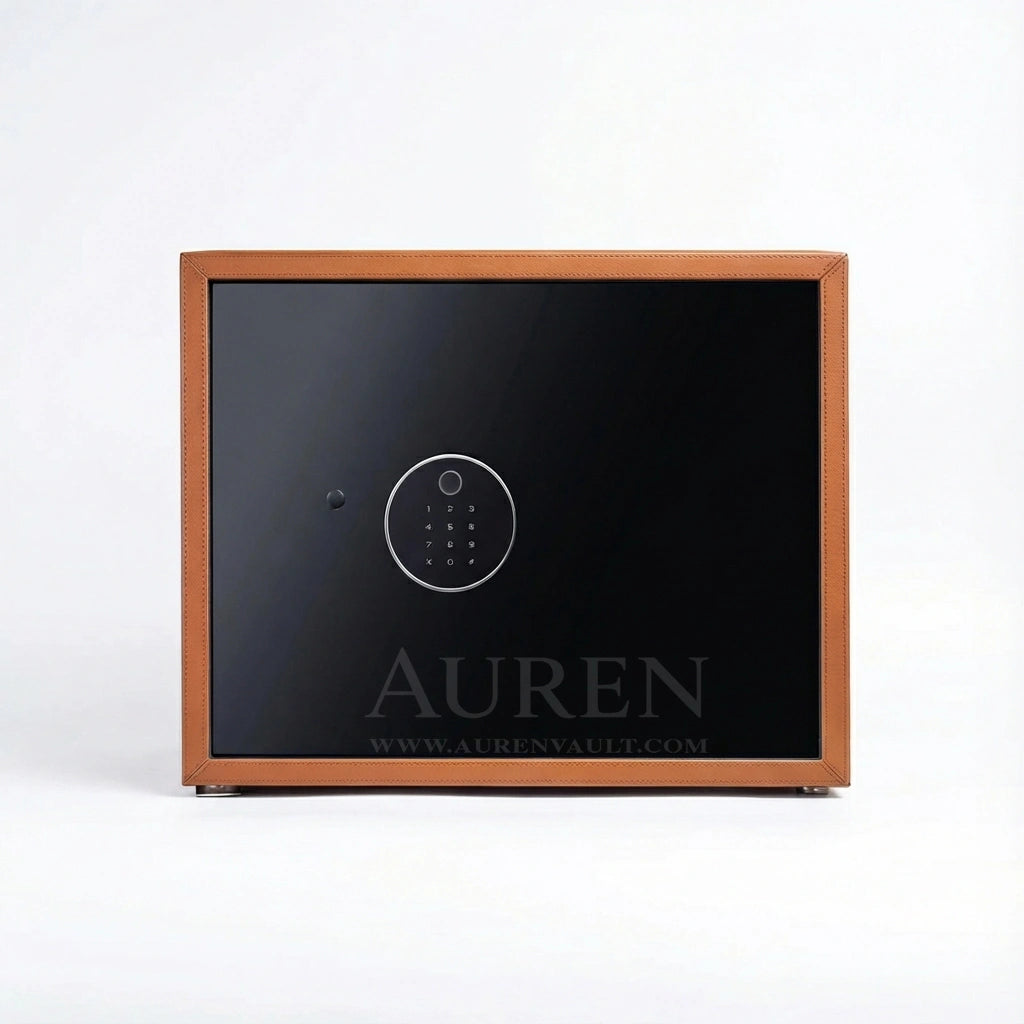 Iron Shield 12 Watch Winder Safe - Orange Front