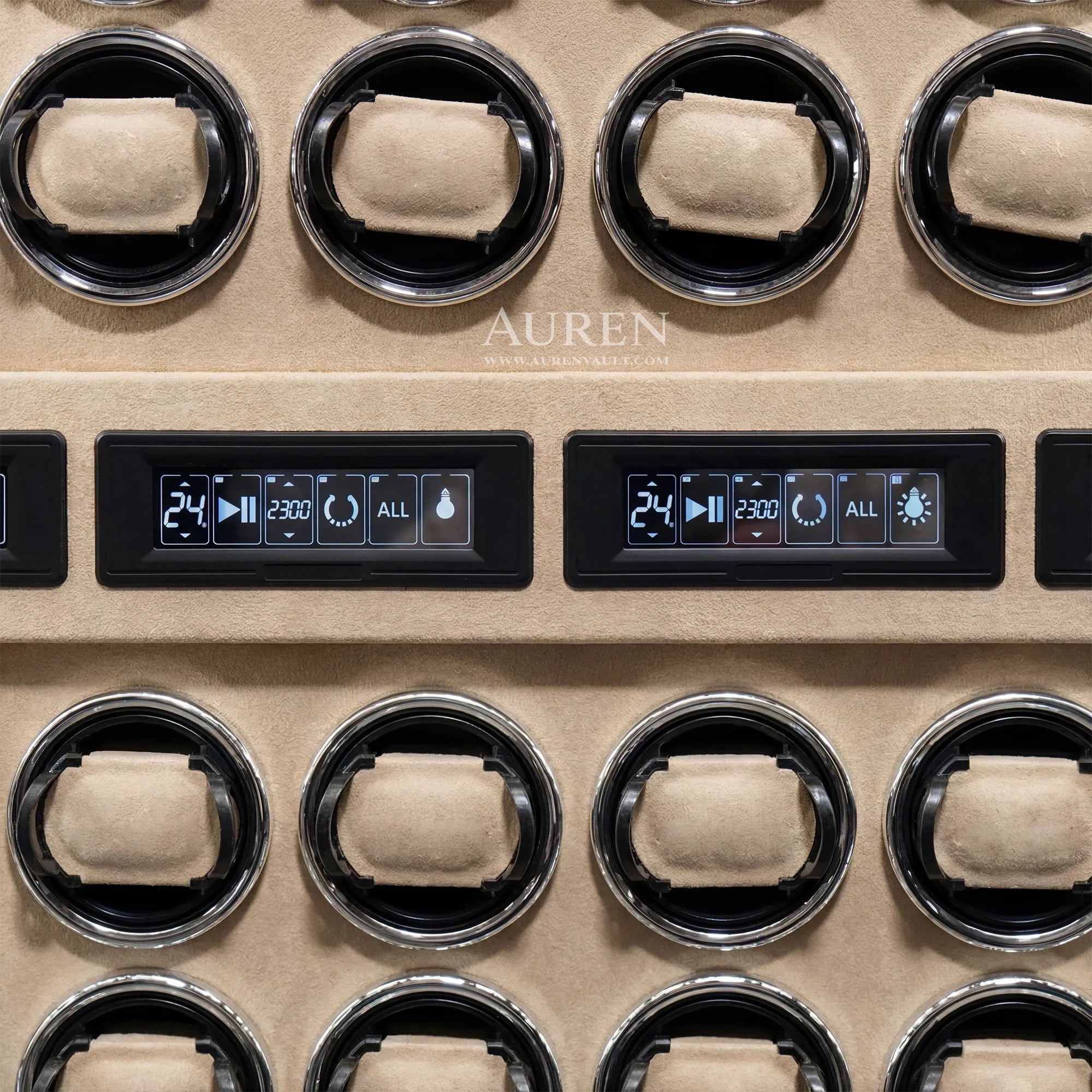 Dominion 64 Watch Winder Cabinet - Winder Focus