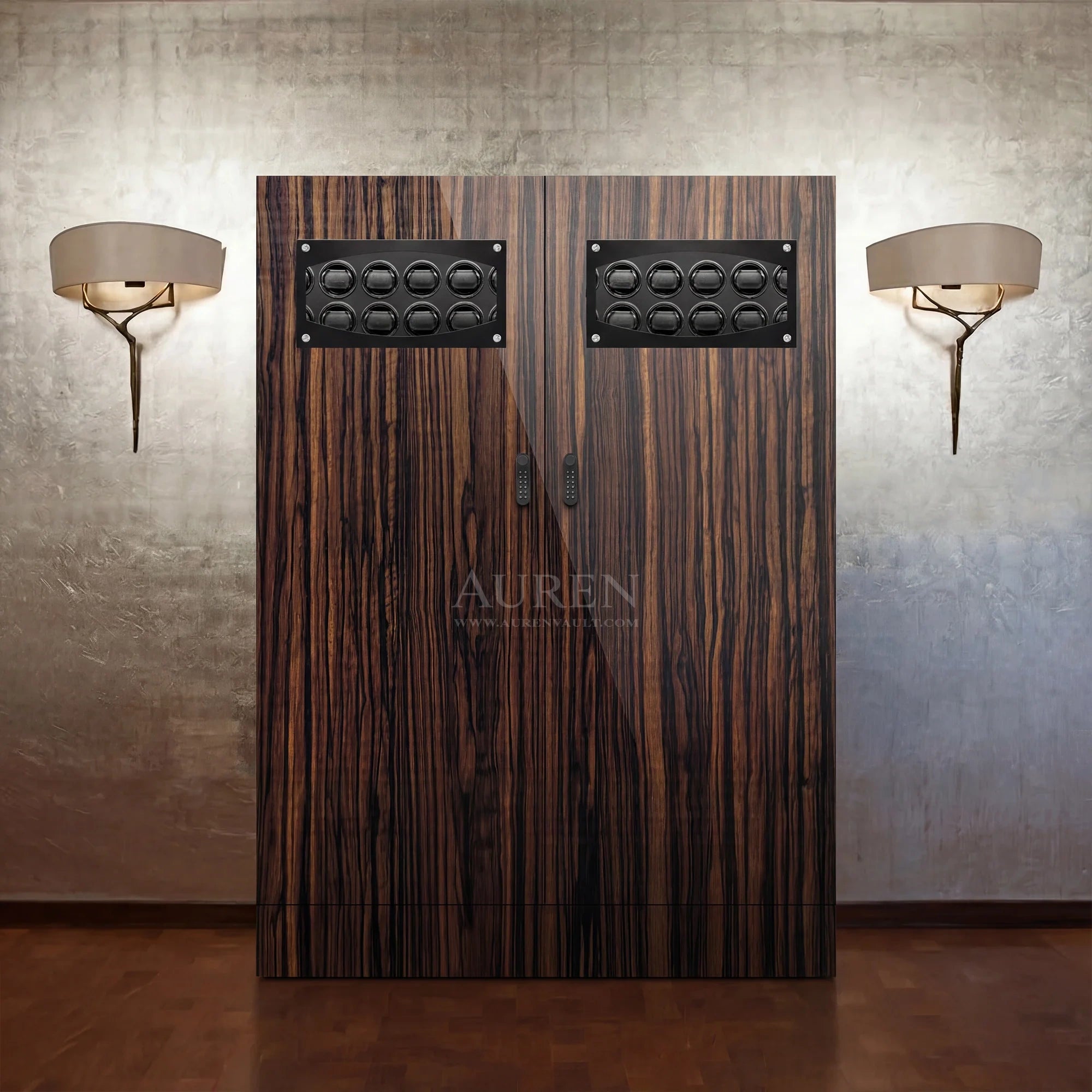 Dominion 64 Watch Winder Cabinet - Brown Front Body