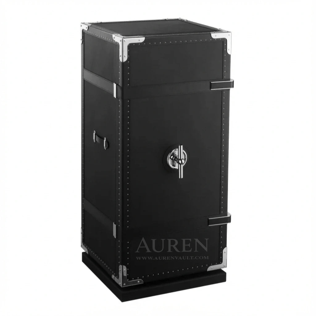 Regalis Watch Winder Safe - Black Front