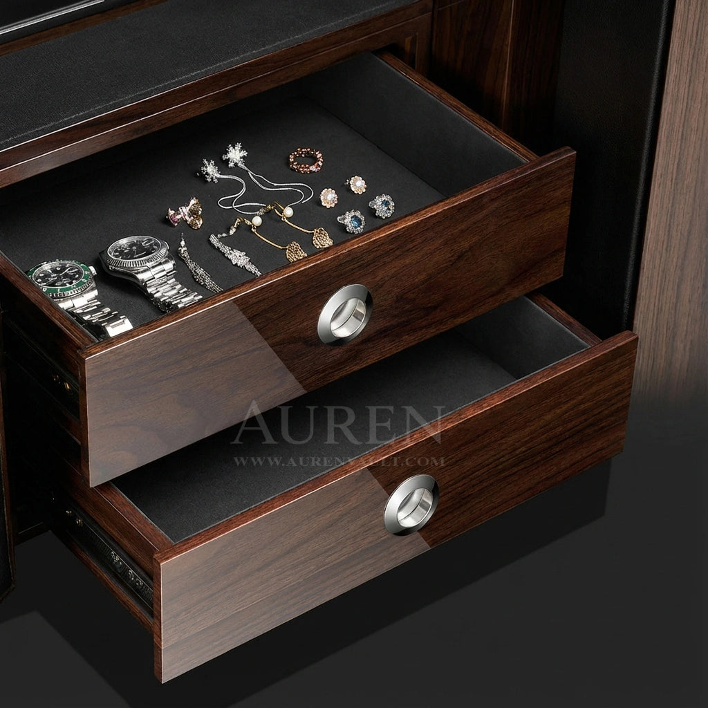 Axis 6 Watch Winder Safe - Drawers