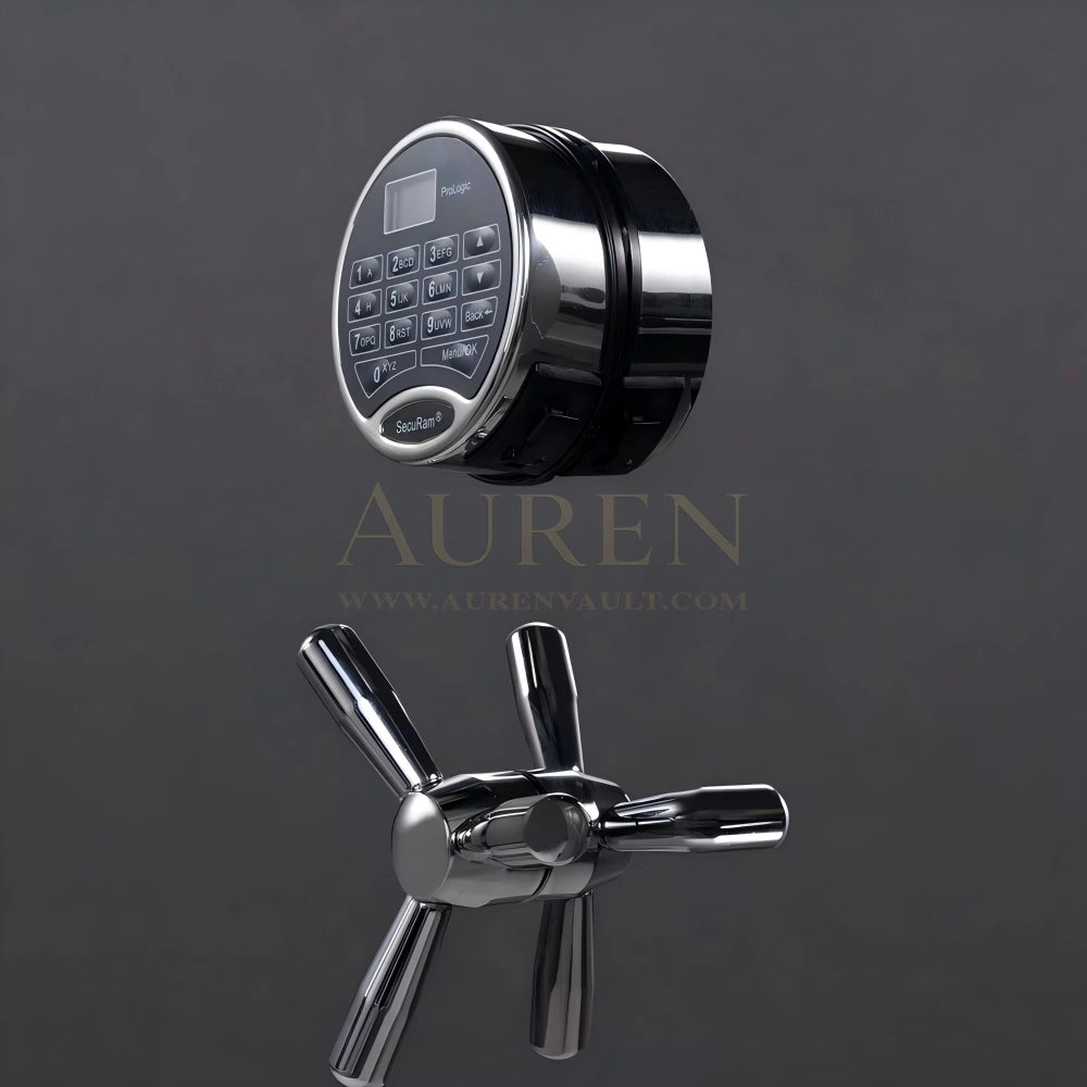 Fortis Vault 8 Watch Winder Safe - Auren Black Lock